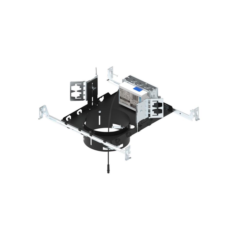 6" Sapphire III Non-IC New Construction Housing w/ Integral Test Switch EM Driver, 11W / 900lm,