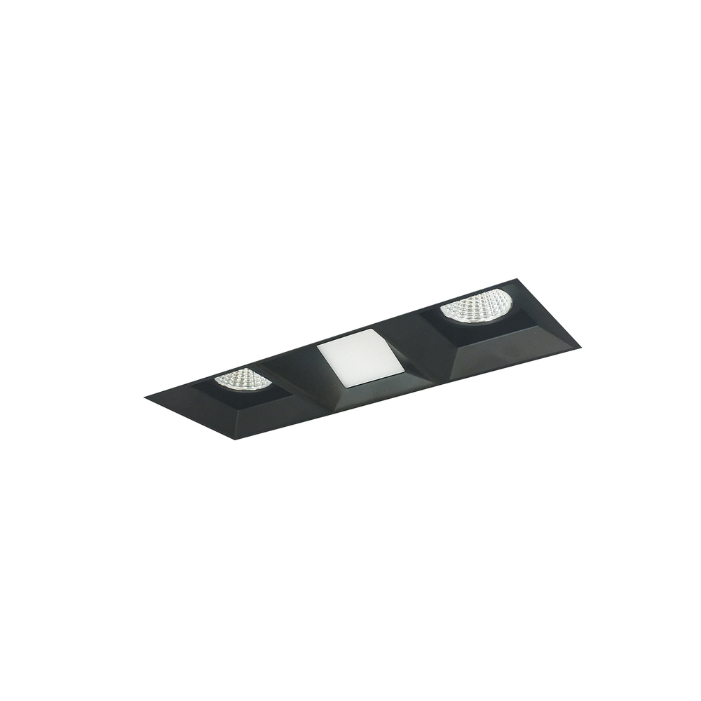 Iolite MLS 3-Head Trimless Reflector Kit, 2700K, 1000lm, Black Fixed Downlt./Wall Wash Trims