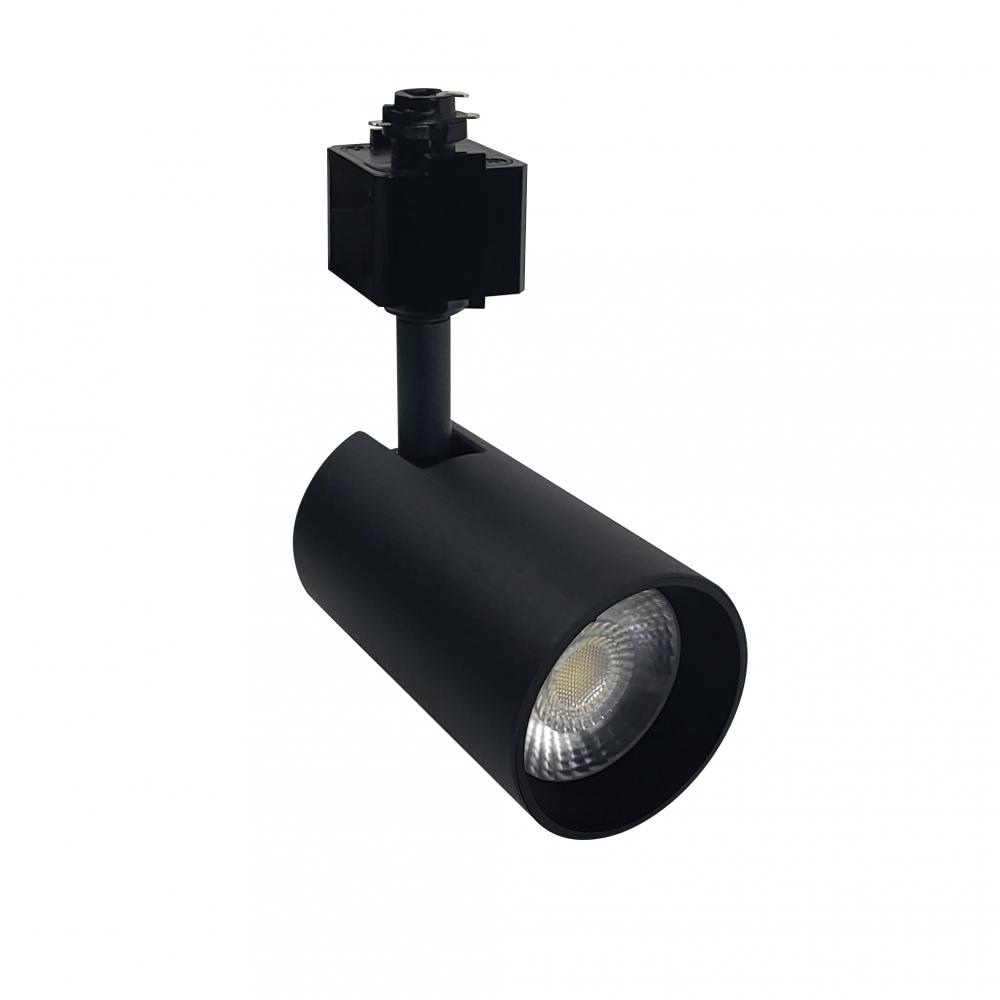 MAX Mini LED Track Head, 1000lm / 13W, 4000K, Narrow Flood optic, Black finish, L-style