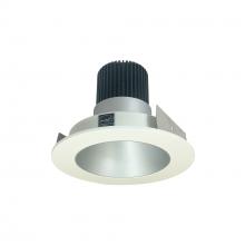 Nora NIO-4RNDC30QHW - 4" Iolite LED Round Reflector, 10-Degree Optic, 800lm / 12W, 3000K, Haze Reflector / White