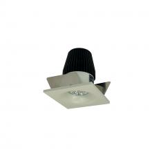 Nora NIO-1SNB35XWW - 1" Iolite LED NTF Square Bullnose, 600lm, 3500K, White Reflector / White Flange