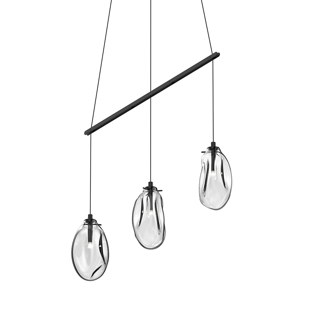 3-Light Linear Spreader LED Pendant