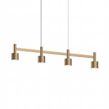 Sonneman 1784.14-CYL - 4-Light Linear Pendant w/Drum Shades