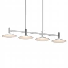 Sonneman 1784.16-CON - 4-Light Linear Pendant w/Shallow Cone Shades