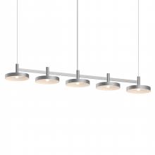 Sonneman 1785.16-PAN - 5-Light Linear Pendant w/Pan Shades