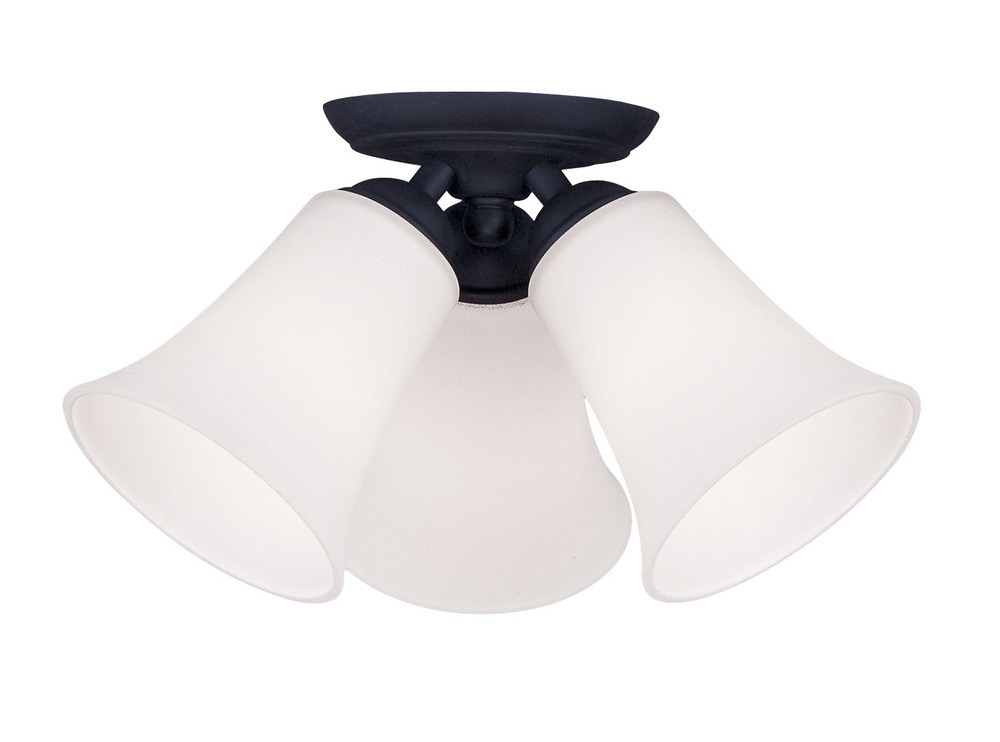 3 Light Black Ceiling Mount