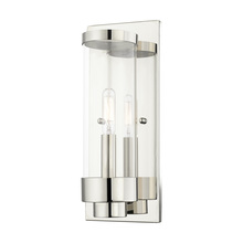 Livex Lighting 20721-05 - 1 Lt Polished Chrome Outdoor ADA Wall Lantern