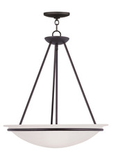 Livex Lighting 4826-07 - 3 Light Bronze Pendant