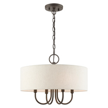 Livex Lighting 49804-92 - 4 Lt English Bronze  Pendant Chandelier