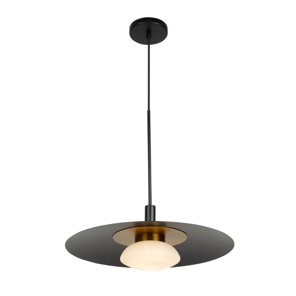 Camila Collection 1-Light Pendant Black