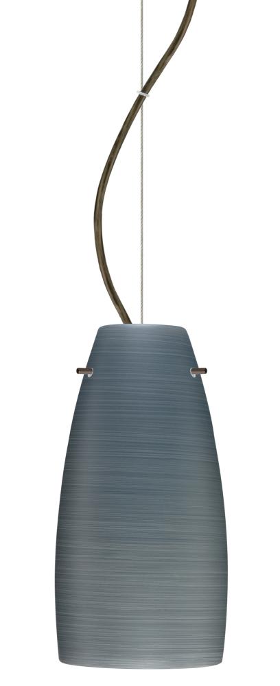 Besa Tao 10 Cable Pendant Titan Bronze 1x75W Medium Base