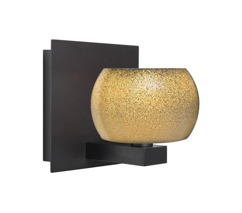 Besa, Keno Vanity, Gold Sand, Bronze Finish, 1x3W LED