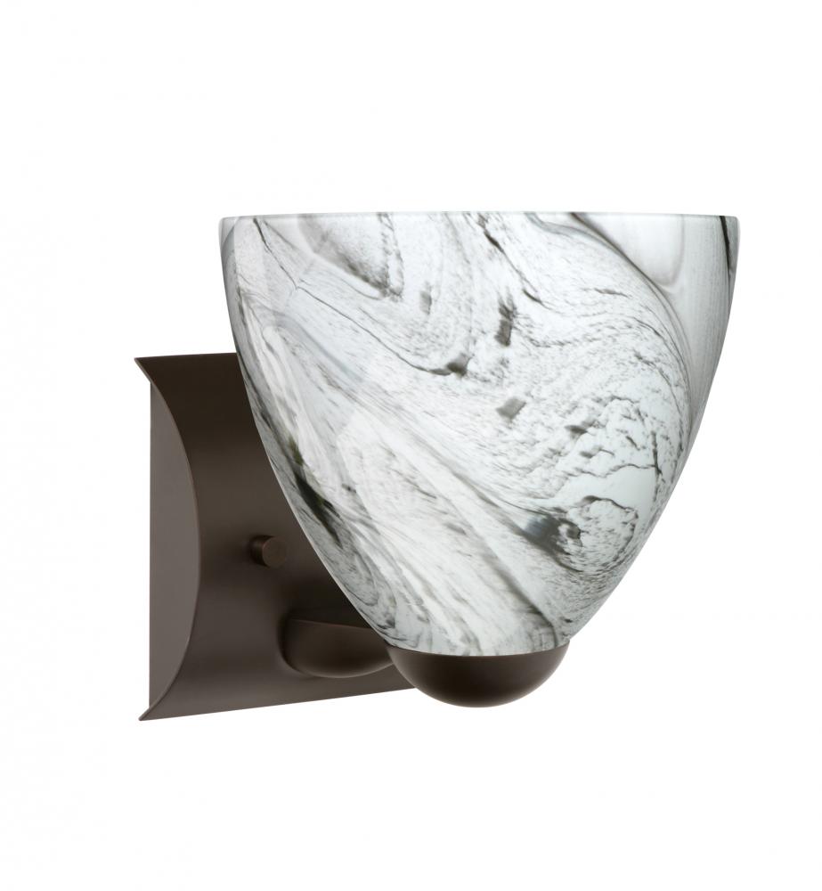 Besa Wall Sasha Bronze Marble Grigio 1x9W LED