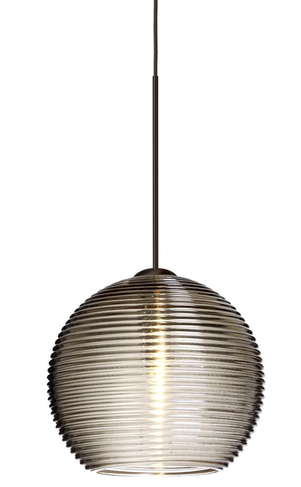 Besa Pendant Kristall 6 Bronze Smoke 1x5W LED