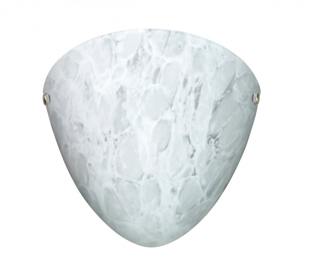 Besa Kailee LED Wall Carrera Satin Nickel 1x8W LED