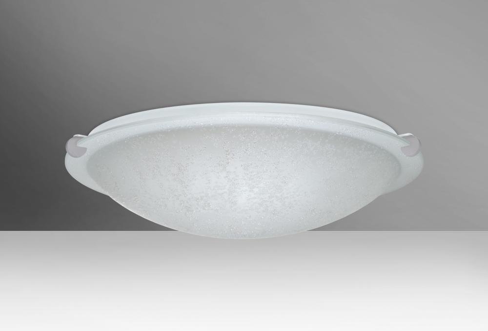 Besa Ceiling Trio 16 Satin Nickel Stucco 1x150W T5