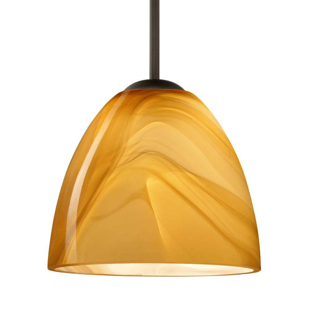 Besa Sasha Pendant For Multiport Canopy Bronze Honey 1x50W B10 Med