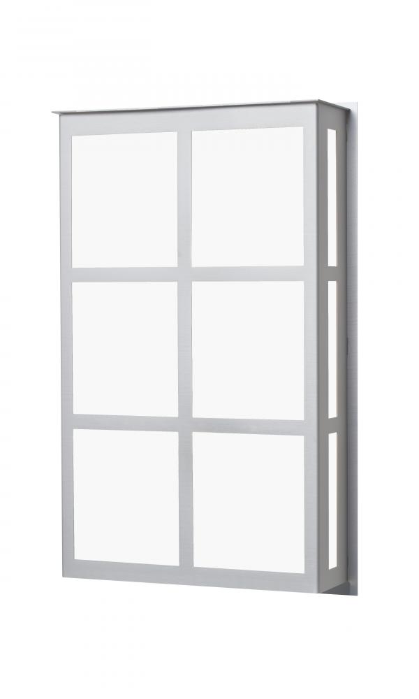 Besa Outdoor Bree 16 Silver Satin White 2x60W B10