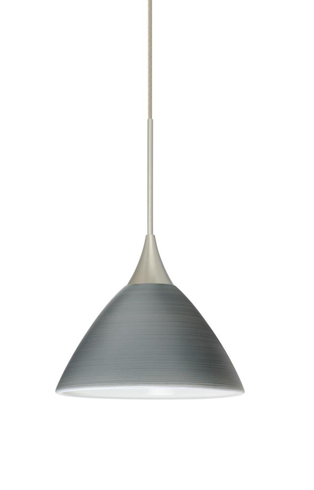 Besa Pendant For Multiport Canopy Domi Satin Nickel Titan 1x50W Halogen