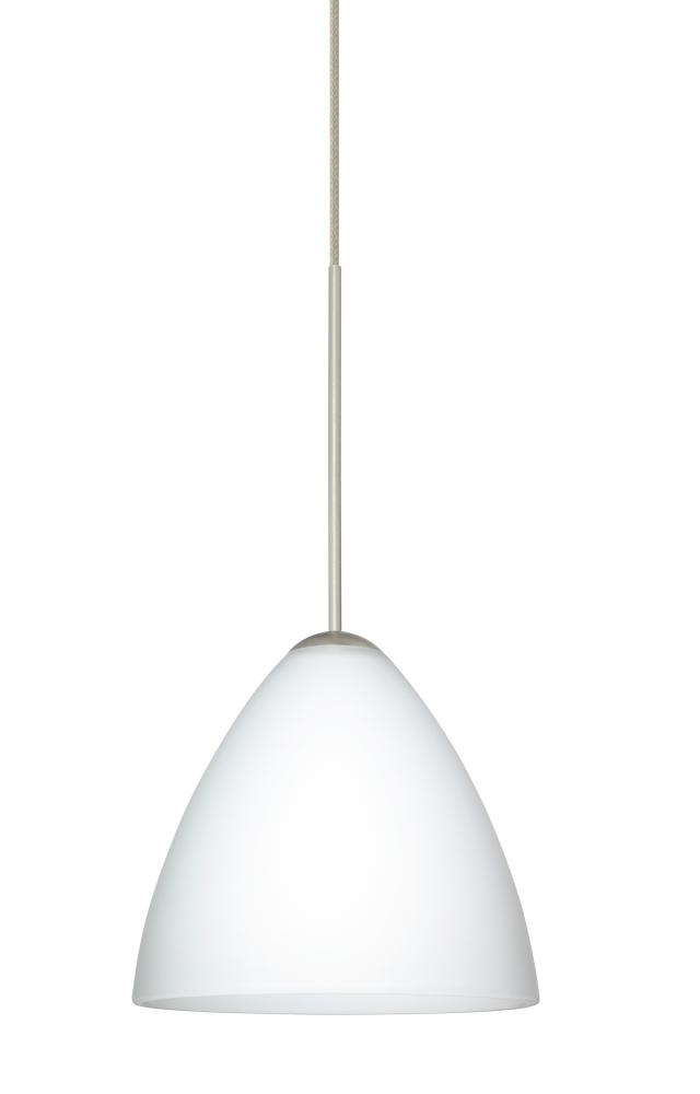 Besa Pendant For Multport Canopy Mia Satin Nickel Opal Matte 1x50W Halogen