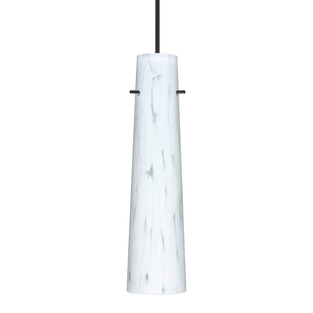 Besa Camino Pendant Black Carrera 1x50W Halogen, 15Ft. Cord