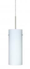 Besa Lighting 1JC-412307-SN - Besa Stilo 10 Pendant Satin Nickel Opal Matte 1x100W Medium Base