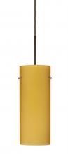 Besa Lighting 1JC-4123VM-LED-BR - Besa Stilo 10 LED Pendant Vanilla Matte Bronze 1x9W LED