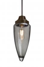 Besa Lighting 1JC-SULUSM-BR - Besa, Sulu Cord Pendant, Smoke Bubble, Bronze Finish, 1x60W Medium Base