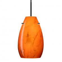 Besa Lighting 1JT-4126HB-LED-BK - Besa Pera 9 LED Pendant Habanero Black 1x9W LED