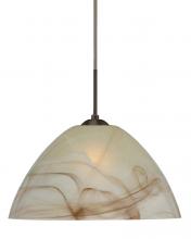 Besa Lighting 1JT-420183-LED-BR - Besa Tessa LED Pendant Mocha Bronze 1x9W LED