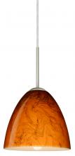 Besa Lighting 1JT-4470HB-SN - Besa Vila Pendant Satin Nickel Habanero 1x60W Medium Base