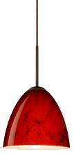 Besa Lighting 1JT-4470MA-LED-BR - Besa Vila LED Pendant Magma Bronze 1x9W LED