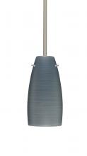 Besa Lighting 1TT-1512TN-LED-SN - Besa Tao 10 LED Stem Pendant Titan Satin Nickel 1x9W LED