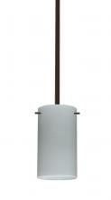 Besa Lighting 1TT-4404KR-BR - Besa Stem Stilo 7 Pendant Bronze Chalk 1x50W Candelabra