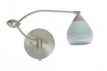 Besa Lighting 1WU-560560-SN - Besa Wall Tay Tay Satin Nickel Cocoon 1x50W Halogen Gy6.35