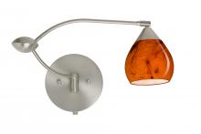 Besa Lighting 1WU-5605HB-SN - Besa Wall Tay Tay Satin Nickel Habanero 1x50W Halogen Gy6.35