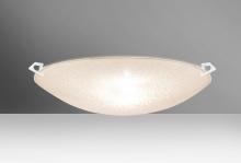 Besa Lighting 8419GL-WH - Besa Ceiling Sonya 17 White Glitter 3x100W G9