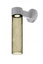 Besa Lighting JUNI16LT-WALL-LED-SL - Besa, Juni 16 Outdoor Sconce, Latte Bubble, Silver Finish, 1x4W LED