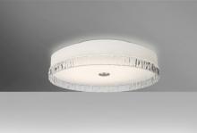 Besa Lighting PACO12CLC-HAL - Besa, Paco 12 Ceiling, Opal/Clear Stone,  Finish, 2x40W Halogen