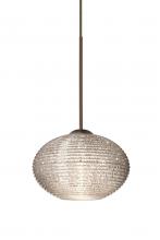 Besa Lighting RXP-5612GL-BR - Besa Pendant Lasso Bronze Glitter 1x50W Halogen