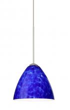 Besa Lighting X-177986-SN - Besa Pendant For Multport Canopy Mia Satin Nickel Blue Cloud 1x50W Halogen