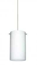 Besa Lighting RXP-440407-SN - Besa Stilo 7 Pendant Satin Nickel Opal Matte 1x50W Halogen