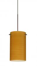 Besa Lighting 1XC-4404OK-LED-BR - Besa Stilo 7 Pendant Oak Bronze 1x5W LED