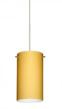 Besa Lighting XP-4404VM-SN - Besa Pendant Stilo 7 Satin Nickel Vanilla Matte 1x50W GY6.35