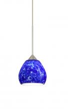 Besa Lighting RXP-560586-SN - Besa Pendant Tay Tay Satin Nickel Blue Cloud 1x50W Halogen