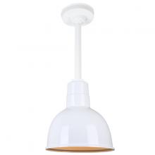 Hi-Lite MFG Co. H-QSN16110-SA-93/QSN12ST3-93/QSNHSC-93 - 10" Ceiling Stem Light