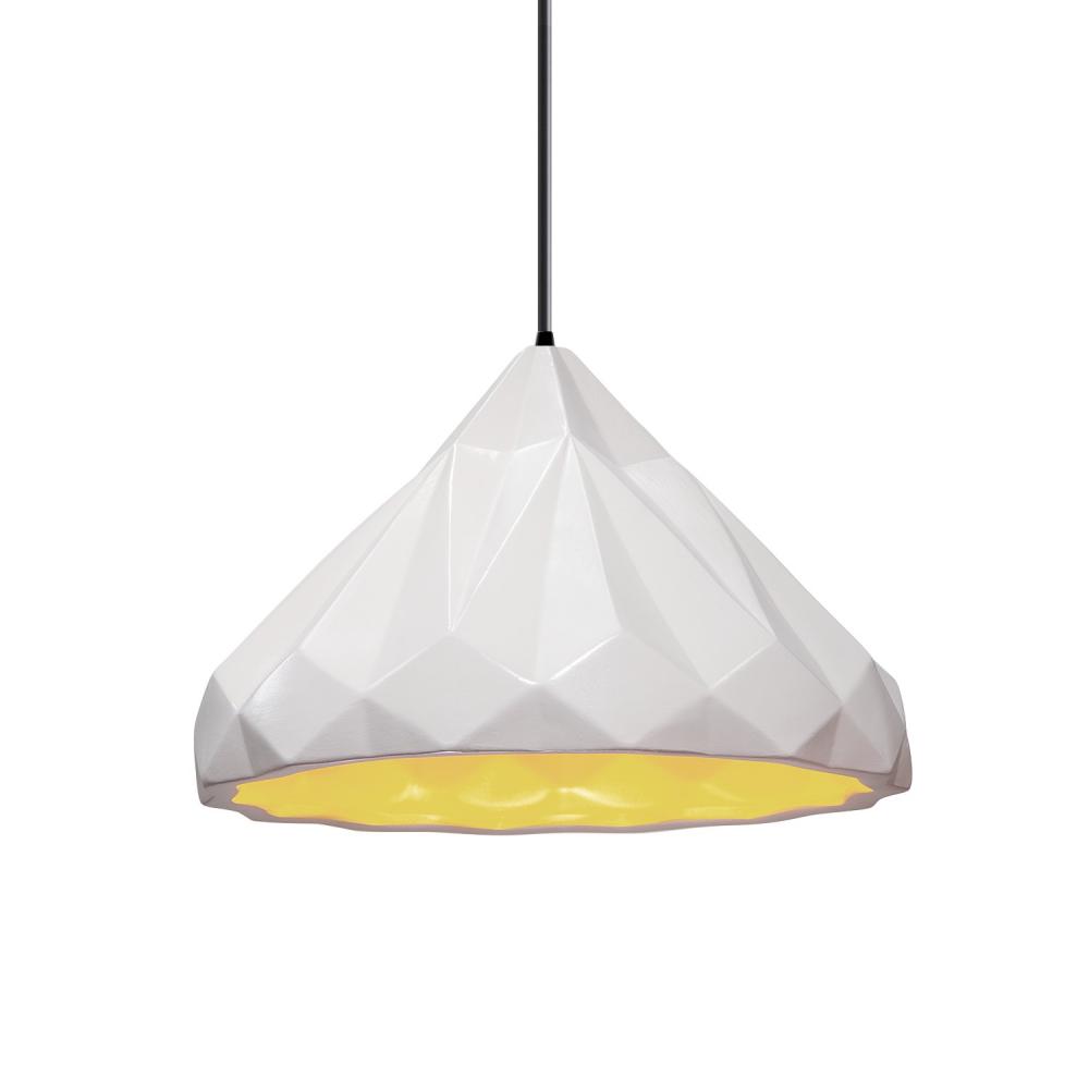 Geometric 1-Light LED Pendant