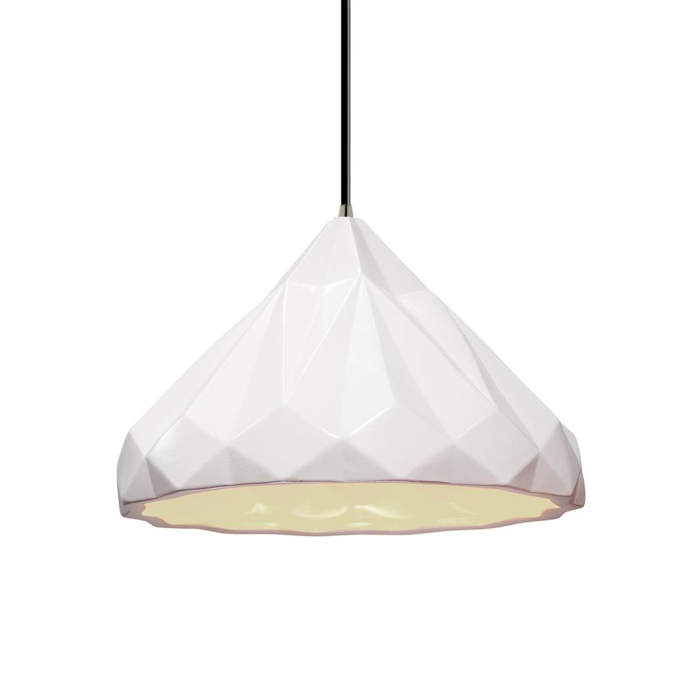 Geometric 1-Light LED Pendant