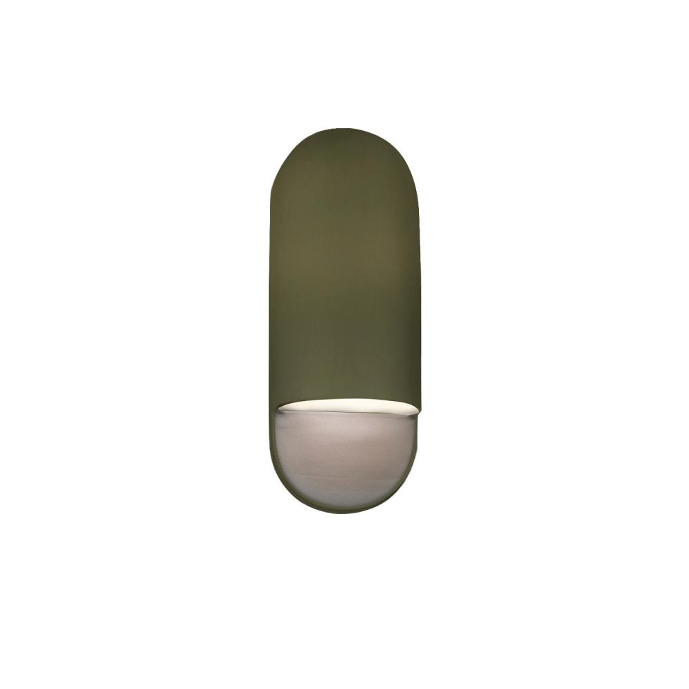 Small ADA Capsule Outdoor LED Wall Sconce