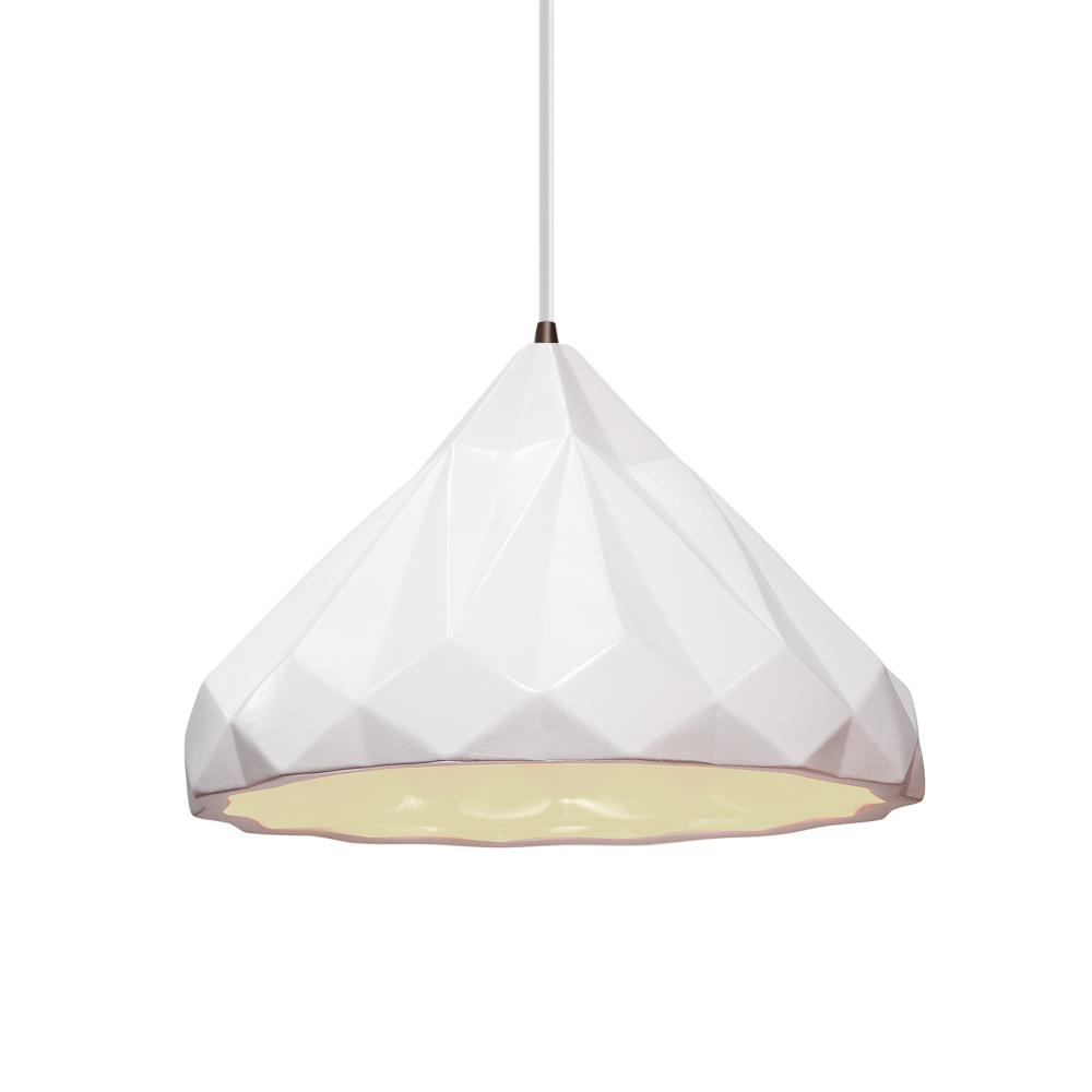 Geometric 1-Light LED Pendant